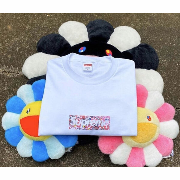 シュプリーム 村上隆 偽物 シュプリーム t シャツ 偽物 COVID-19 RELIEF BOX LOGO TEE