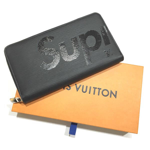 ルイヴィトン 財布 コピー シュプリーム LOUIS VUITTON supreme ジッピーオーガナイザー エピ   黒 M67723 箱のラッピング