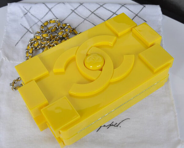 シャネル ハンドバッグ スーパーコピー2025春夏新作新品 Lego Clutch ハンドバッグA37013黄