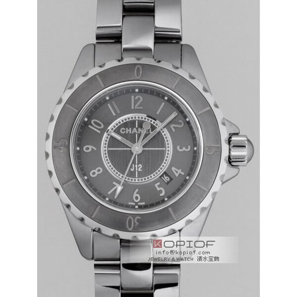 シャネルJ12  スーパーコピーシャネル クロマティック H2978 33mm チタンセラミックブレス 2011年新作 グレー