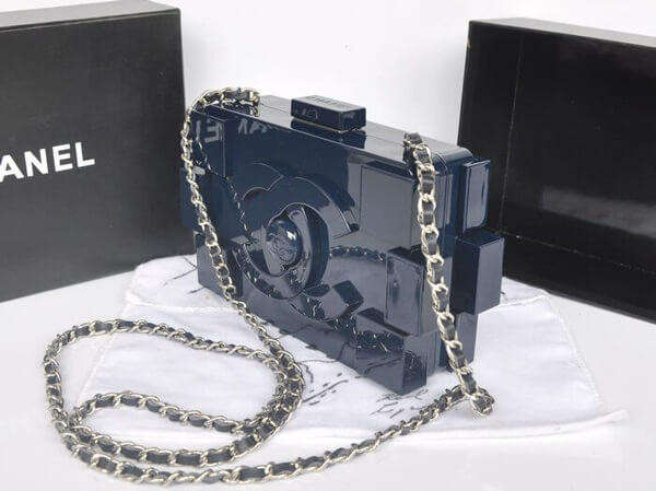 シャネル ハンドバッグ スーパーコピー2025春夏新作新品 Lego Clutch ハンドバッグA37013青い