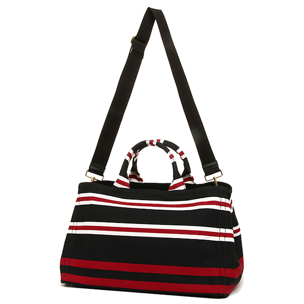 プラダ カナパ コピーショルダーバッグ B1872B 2A45 F0GG0 ブラックレッド カナパ ROSSO