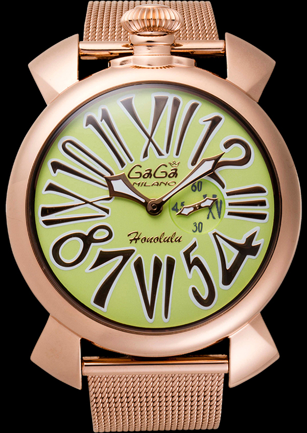 ガガミラノ スリム46MM スーパーコピーユニセックス 限定モデル 時計 5081.L.E.HO.3