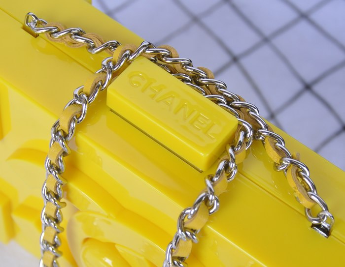 シャネル ハンドバッグ スーパーコピー2025春夏新作新品 Lego Clutch ハンドバッグA37013黄