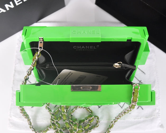 シャネル ハンドバッグ スーパーコピー2025春夏新作新品 Lego Clutch ハンドバッグA37013緑だ
