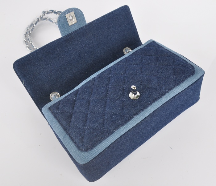 シャネル デニムバッグ スーパーコピー2025春夏新作新品 デニム ハンドバッグ チェーンバッグ FLAP BAG A92216