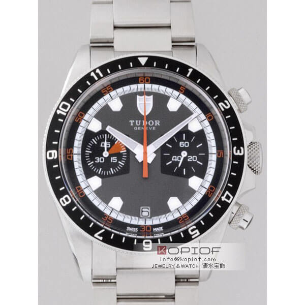 チュードル スーパーコピーTUDOR ヘリテージクロノ 70330N グレー/ブラック