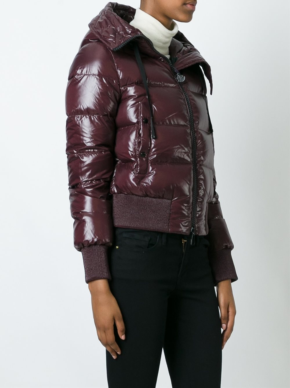 モンクレール ダウン レディースMONCLER  Sotiria ダウンジャケット バーガンディ
