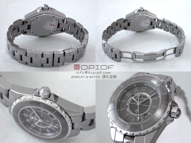 シャネルJ12  スーパーコピーシャネル クロマティック H2978 33mm チタンセラミックブレス 2011年新作 グレー