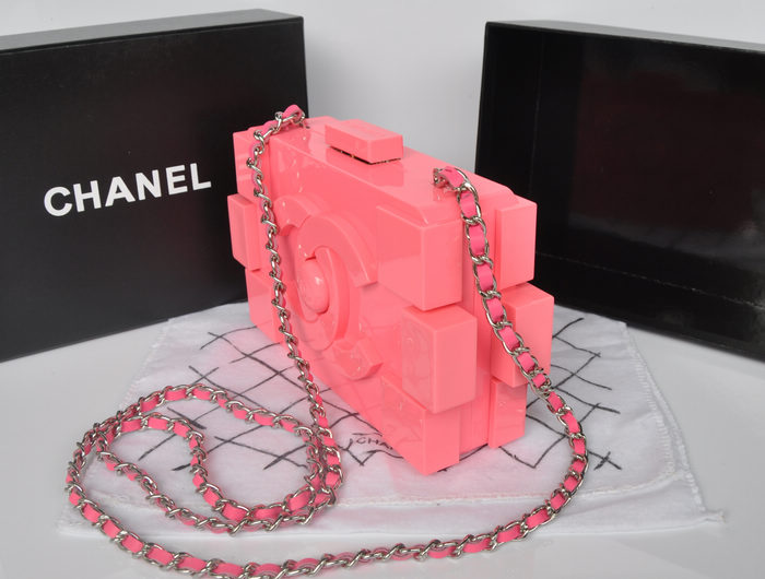 シャネル ハンドバッグ スーパーコピー2025春夏新作新品 Lego Clutch ハンドバッグA37013 ピンク