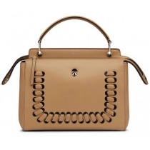 フェンディ バッグフェンディ 2016新作 取り外し可能なショルダーストラップ 今話題の'Fashion Show Dotcom' Tote Bag Camel