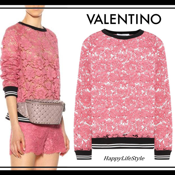  lovely スウェット トレーナー Heavy Lace スウェットシャツ ヘビー レース Sweat Shirt ヴァレンティノ Tシャツ コピー