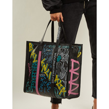 バレンシアガ トートバッグ GRAFFITI BAZAR SHOPPER バッグ バレンシアガス...