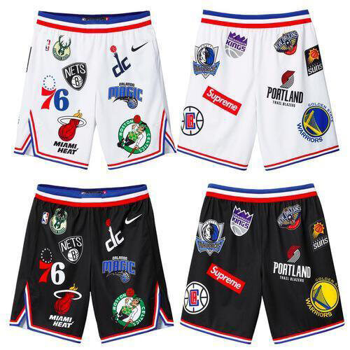 SS18スーパーコピー シュプリーム X ナイキ NBA Teams Authentic Short ハーフ・ショートパンツ ボトムス