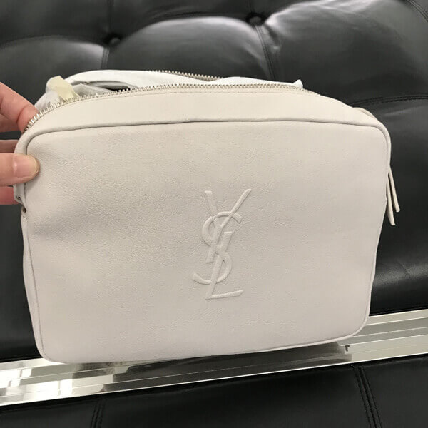 サンローラン バッグ コピーサンローラン スモールモノグラムカメラバックicy white