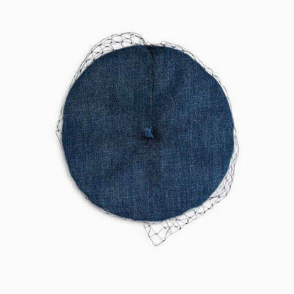 2025新作人気 ディオール キャップスーパーコピー ディオール BERET A VOILETTE NOIR ET DENIM