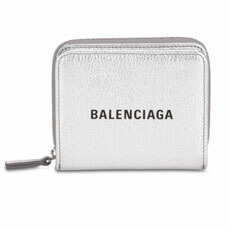 バレンシアガ コピー バレンシアガ Everyday zip wallet 人気のシルバー