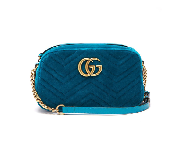 2025最新/限定【VIPセール】グッチ偽物 GG Marmont ショルダーバッグ 4476329QIBT4462 エメラルドグリーン