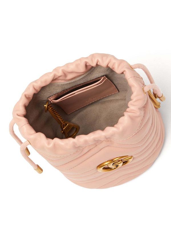 2025新作限定人気 グッチコピー∞∞ グッチ ∞∞ GG Marmont Mini leather バケットショルダー