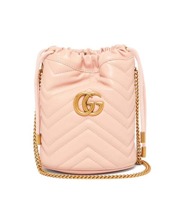 2025新作限定人気 グッチコピー∞∞ グッチ ∞∞ GG Marmont Mini leather バケットショルダー