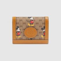 春夏新作☆DISNEY x グッチ ディズニー x グッチ偽物☆ファン必見!カードケースウォレッ...