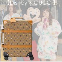 2025日本未発売新作【DISNEY x グッチ ディズニー x グッチ偽物】 グローブトロッターキャリーオンバッグ 533618 HWYBW 8559
