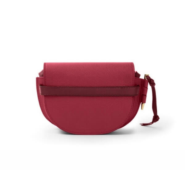 2025日本未発売新作 ロエベ偽物 ゲートミニバッグ入荷ロエベ Gate Mini Bag Raspberry/Wine 321.12.U62