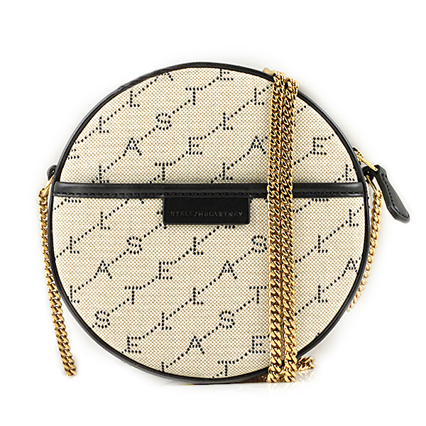2025最新で争奪戦ステラマッカートニー偽物 Mini Round Bag Monogram Eco Monogram Canvas