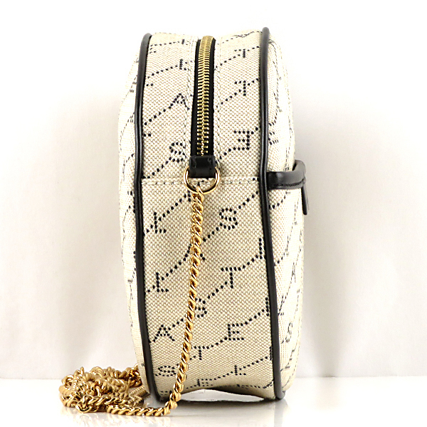 2025最新で争奪戦ステラマッカートニー偽物 Mini Round Bag Monogram Eco Monogram Canvas