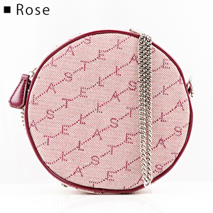 2025最新で争奪戦ステラマッカートニー偽物 Mini Round Bag Monogram Eco Monogram Canvas