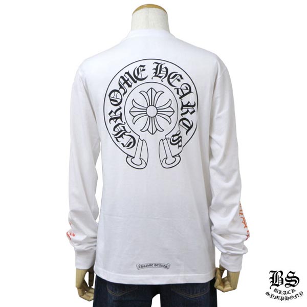 ◆早い者勝ち◆クロムハーツ ククロムハーツ ロングTシャツ 偽物 ホースシューカラー