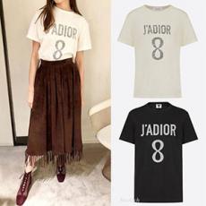 人気!☆ディオール Tシャツ コピー☆"レプリカJ'Aディオール 8" コットンリネン*Tシャツ＊843T03TC428_X0200