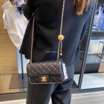 シャネルスーパーコピー [新作] Sac a rabat フラップバッグ ラム ネイビー 52751831