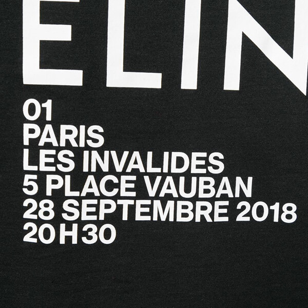 新作 セリーヌ Tシャツ 偽物 セリーヌ Paris ロゴプリント 2X314864J 01OB