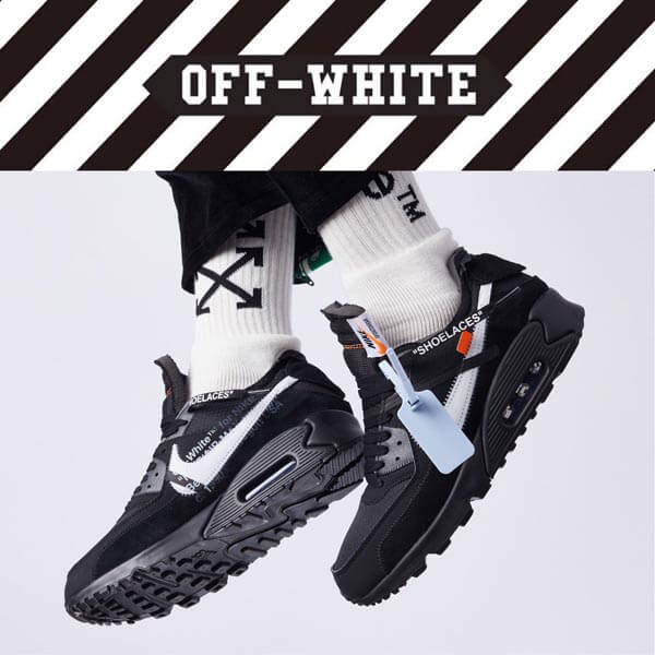 エア マックス オフホワイト スーパーコピー コラボスニーカー 2025新作大人気 Off White×ナイキ The10 Air Max90