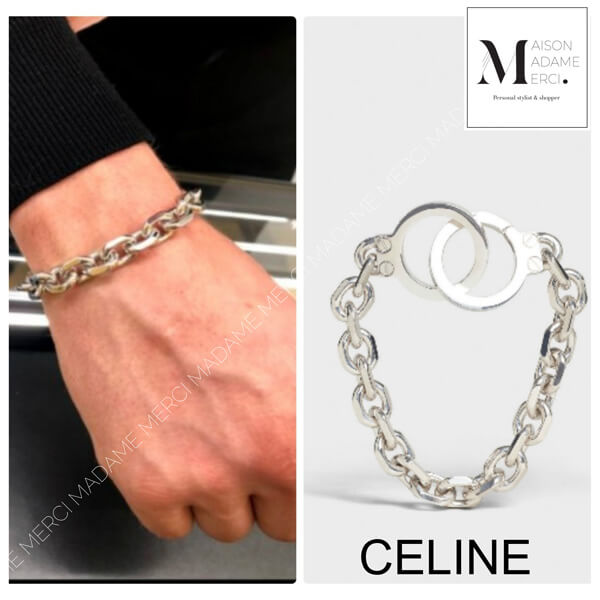ハンサム♪◇Chaine Triomphe ブレスレット◇セリーヌ 46M986SIV.35OR
