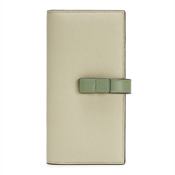 ロエベ 財布 偽物 Large Vertical*バイカラーレザー縦型長財布☆124.12.S40