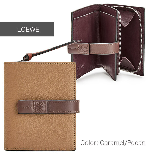 2020SSロエベ ミニ財布 偽物 コンパクト ジップ ウォレット COMPACT ZIP WALLET 124.12.Z442