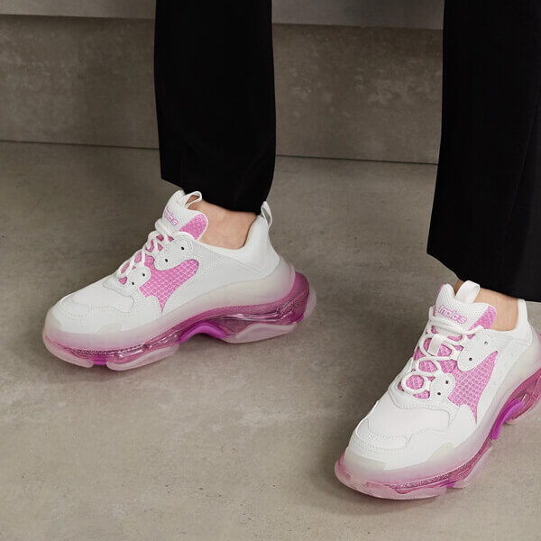 2025最新 バレンシアガ スニーカー コピー バレンシアガ Triple S Clear Sole Triple S スニーカー、クリアソール