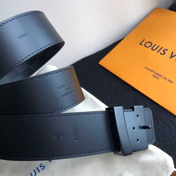 ルイ ヴィトン ベルト コピー ダミエ グラフィット サンチュール 40MM 