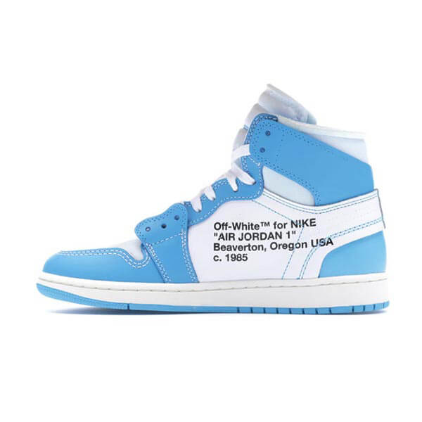 2025新作大人気 ナイキ ジョーダン オフホワイト パーカー 偽物 コラボス  ナイキJordan 1 Retro High Off-White University BlueAQ0818-1481