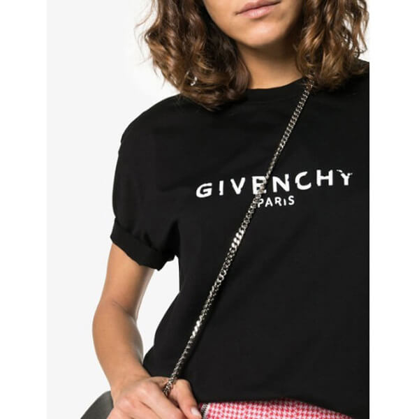 ジバンシィ Tシャツ 偽物 2025日本未発売新作 GIVENCHY レディスロゴBW70603Z0Y