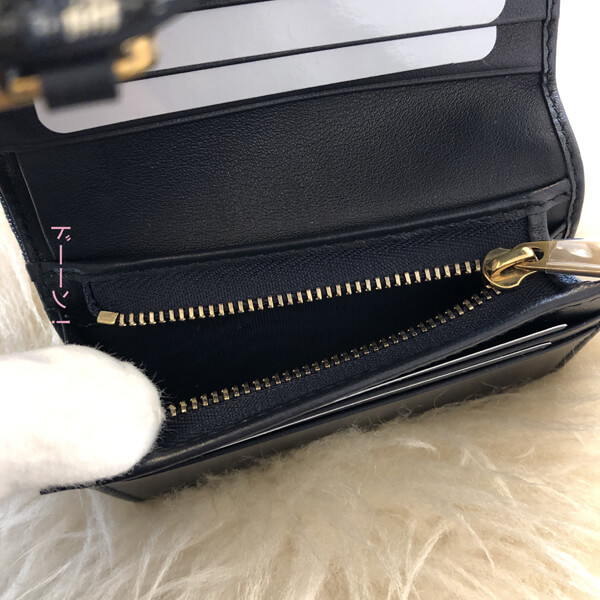 ディオール 財布 コピー Saddle 三つ折りウォレット ブルー  S5621CTZQ_M928