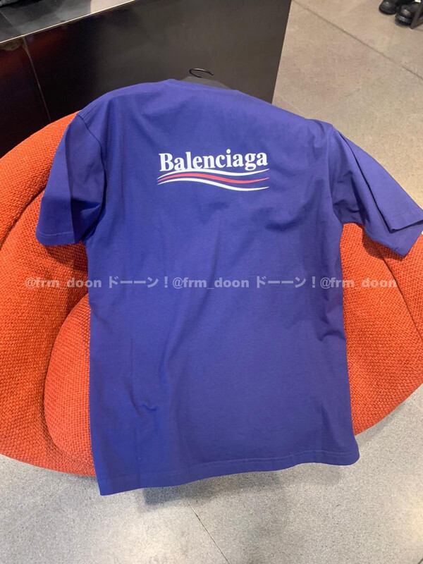 バレンシアガ tシャツ 偽物 バレンシアガ ロゴ Tシャツ 2020SS新作 Political Campaign