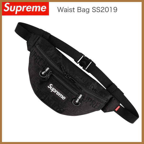 シュプリーム  ボディバッグ 偽物  ★SS2019 Waist Bag ショルダーバッグ