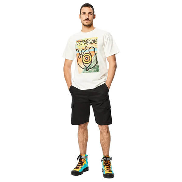 ロエベ tシャツ 偽物 EYE ロエベ NATURE ランドスケープ スラブ Tシャツ