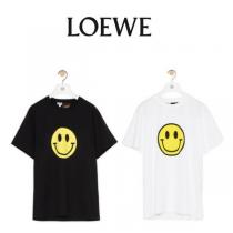 ロエベ tシャツ 偽物 ロエベ スマイリーワールド Tシャツ イビザコレクションH616341J...