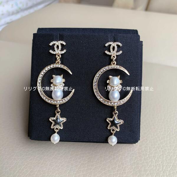 シャネル ピアス コピー AB3833 月 ピアス