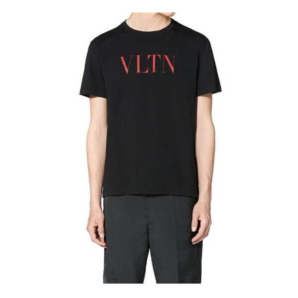 【 ヴァレンティノ Tシャツ コピー】VLTN ロゴ TシャツG10V 3LE 0NR