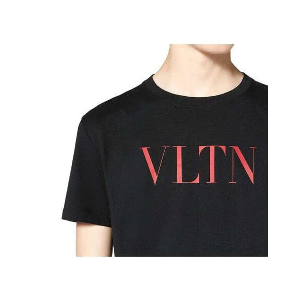 【 ヴァレンティノ Tシャツ コピー】VLTN ロゴ TシャツG10V 3LE 0NR